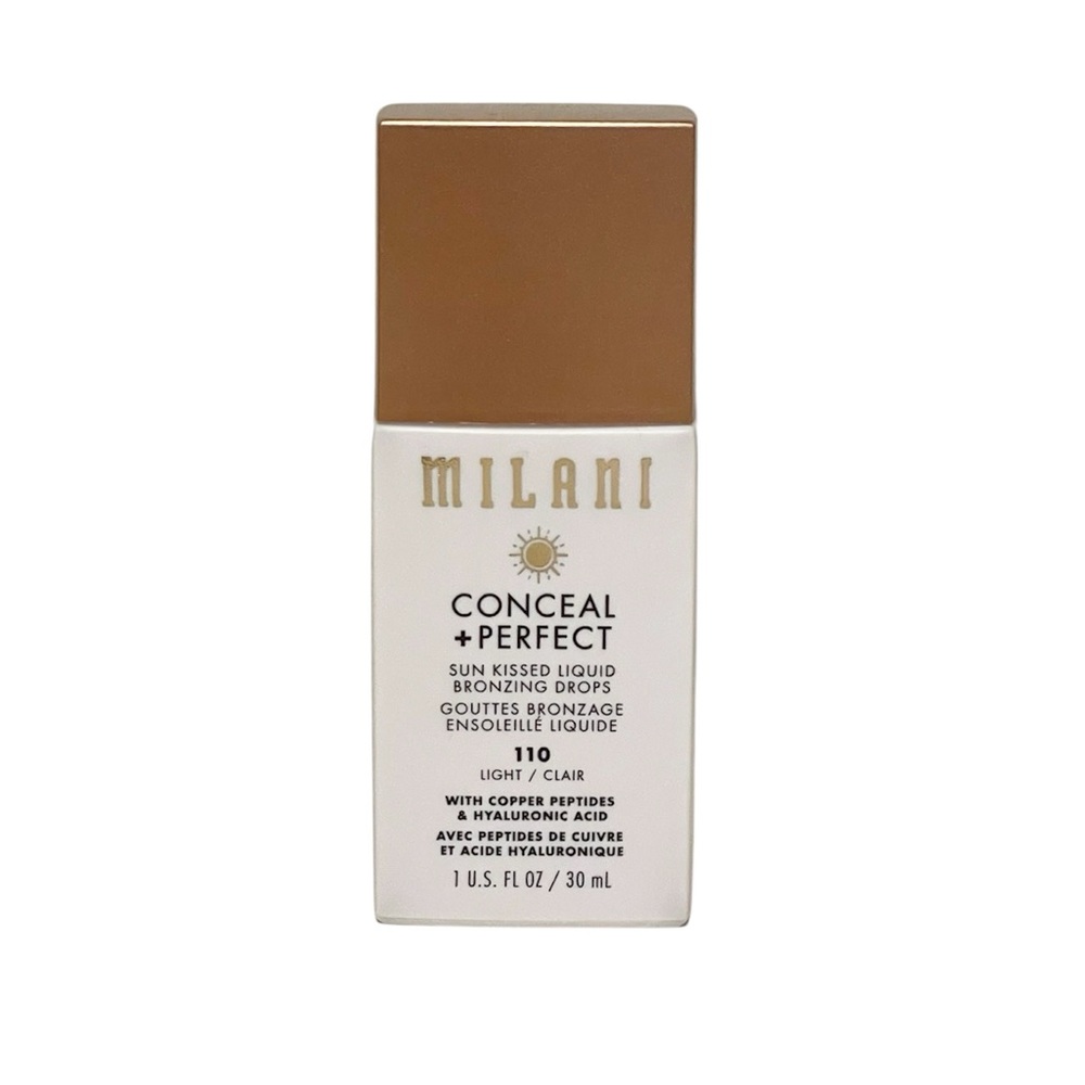 Milani Conceal + Perfect Sun Kissed Liquid Bronzing Drops Shade 110 Light